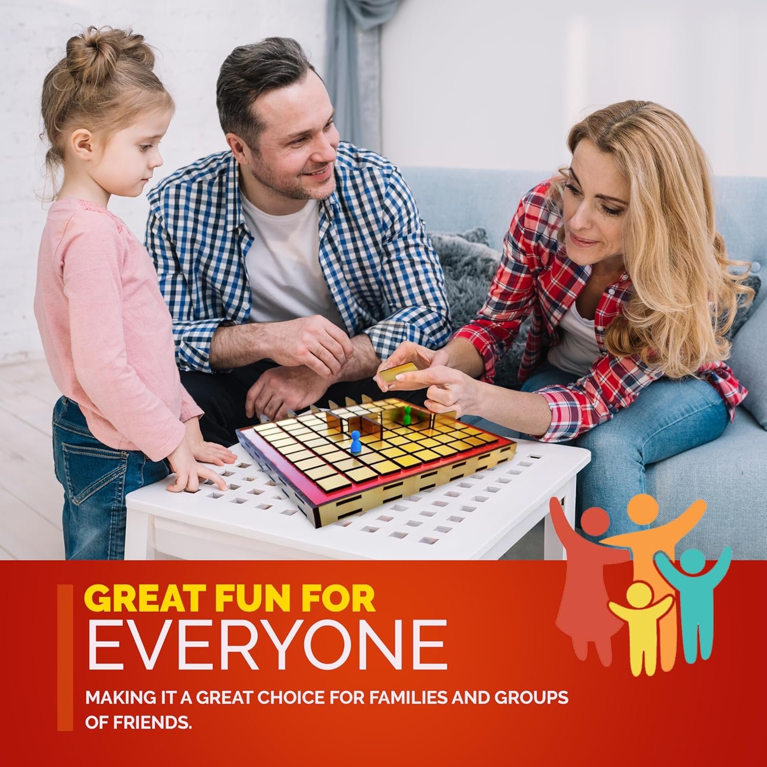 ODWAG Premium Wooden Carricade Board Game for Kids, Adults & Families | Premium Edition | 2–4 Players - Image 2